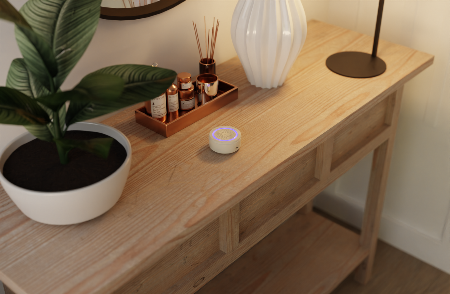 smaE Alarm(スマイー・アラーム)スマート温湿度計・アラーム